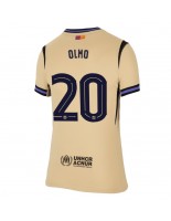 Barcelona Dani Olmo #20 Vieraspaita Naisten 2025-26 Lyhythihainen